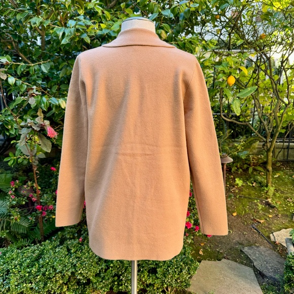 Ann Taylor Sweater Blazer Dominican Sand Sz XS - Picture 3 of 10